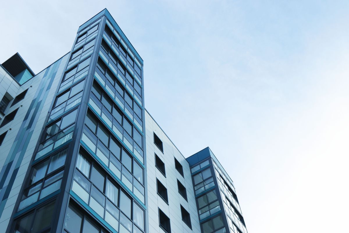 Condominium blocks where unit boundaries and common property meet